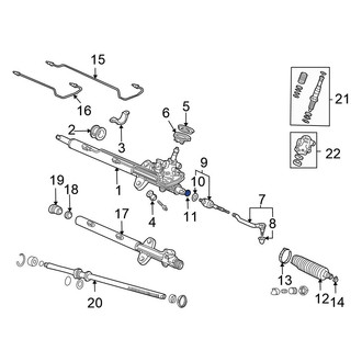 Honda OE - Steering Tie Rod Bushing