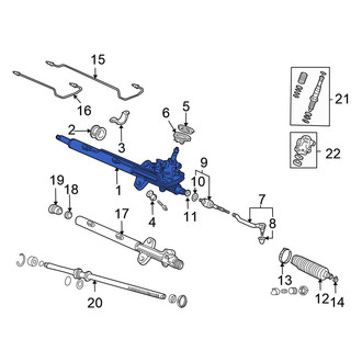 Honda OE - Rack and Pinion Assembly