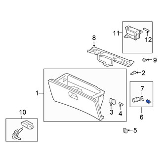 Honda OE - Glove Box Support