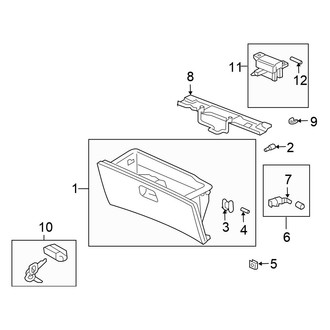 Honda OE - Instrument Panel - Glove Box