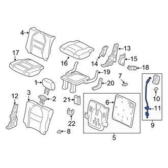 Honda OE - Rear Right Seat Flex Cable