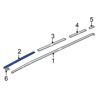 Honda OE - Front Right Roof Molding