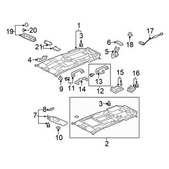 Honda OE - Roof - Interior Trim