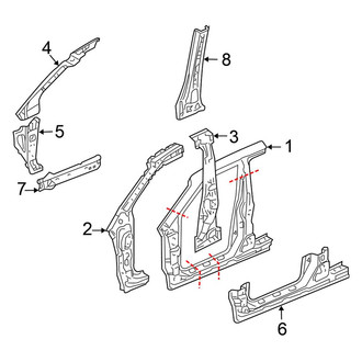 Honda OE - Pillars, Rocker & Floor - Aperture Panel
