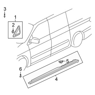 Honda OE - Pillars, Rocker & Floor - Exterior Trim