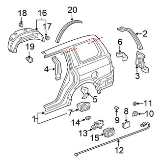 Honda OE - Quarter Panel & Components