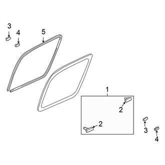 Honda OE - Quarter Panel - Glass