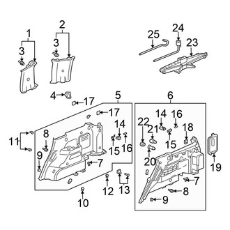 Honda OE - Quarter Panel - Interior Trim