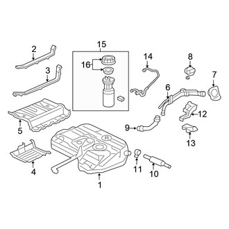 Honda OE - Fuel System Components