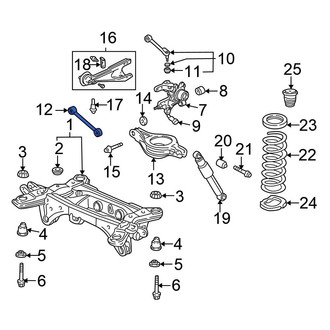Honda OE - Rear Lateral Arm