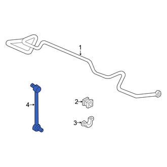 Honda OE - Rear Left Suspension Stabilizer Bar Link