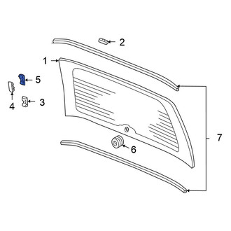 Honda OE - Back Glass Clip