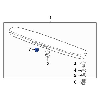 Honda OE - Spoiler Nut