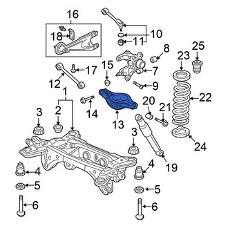 Honda OE - Rear Left Upper Suspension Control Arm