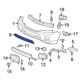 Honda OE - Front Lower Grille