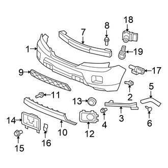 Honda OE - Front Bumper - Bumper & Components