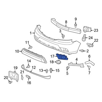 Honda OE - Front Left Fog Light Cover