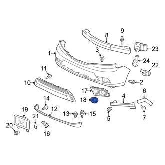 Honda OE - Front Right Fog Light Trim