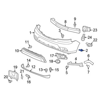 Honda OE - Rear Bumper Cover Screw