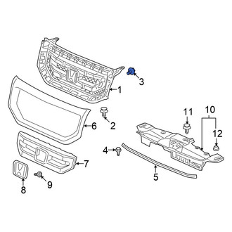 Honda OE - Grille Screw