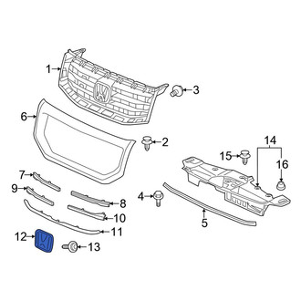 Honda OE - Front Grille Emblem