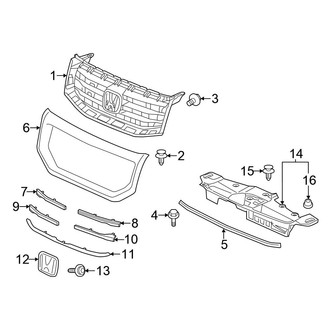 Honda OE - Grille & Components
