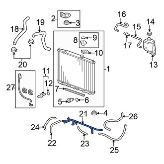 Honda OE - Automatic Transmission Oil Cooler Tube