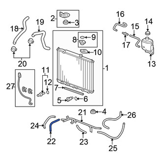 Honda OE - Automatic Transmission Oil Cooler Hose