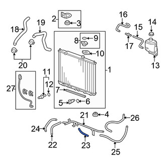 Honda OE - Automatic Transmission Oil Cooler Hose