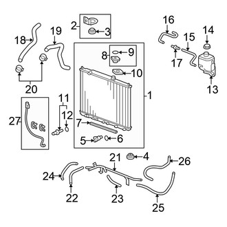 Honda OE - Cooling - Radiator & Components