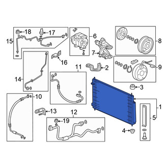 Honda OE - A/C Condenser