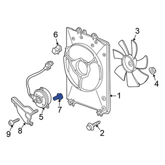 Honda OE - Engine Cooling Fan Motor Screw