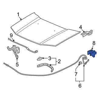 Honda OE - Front Hood Release Handle