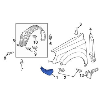 Honda OE - Front Left Stone Deflector