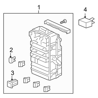 Honda OE - Electrical - Fuse & Relay (Cabin Compartment)