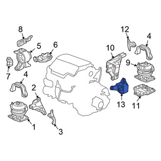 Honda OE - Automatic Transmission Mount
