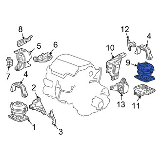 Honda OE - Right Engine Mount