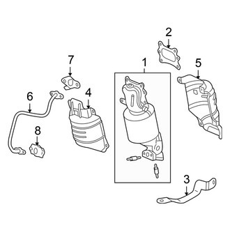 Honda OE - Exhaust System - Manifold