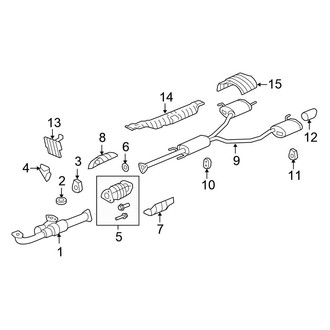 Honda OE - Exhaust System - Exhaust Components