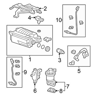 Honda OE - Emission System - Emission Components