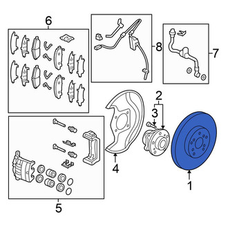 Honda OE - Front Disc Brake Rotor