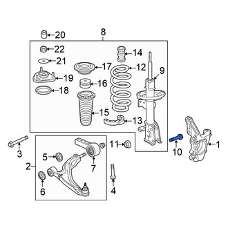Honda OE - Suspension Strut Bolt