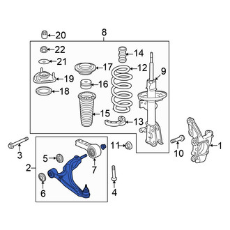 Honda OE - Front Right Suspension Control Arm