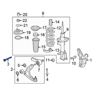 Honda OE - Suspension Control Arm Bolt