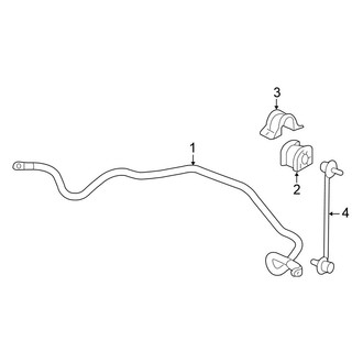 Honda OE - Front Suspension - Stabilizer Bar & Components
