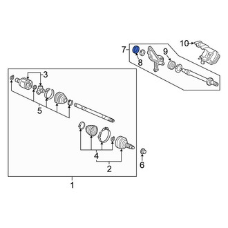 Honda OE - CV Axle Shaft Seal