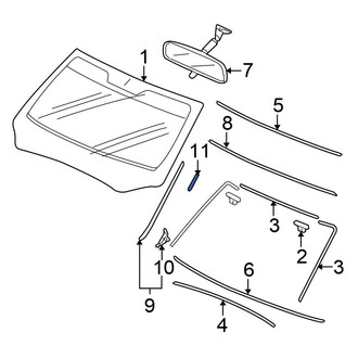Honda OE - Windshield Clip