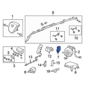 Honda OE - Center Air Bag Impact Sensor