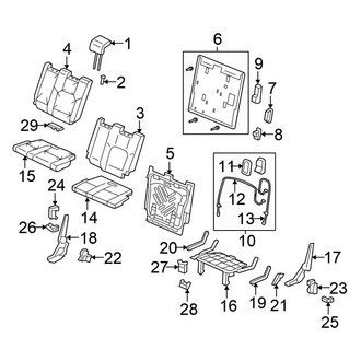 Honda OE - Seats & Tracks - Third Row Seats (Driver Side)