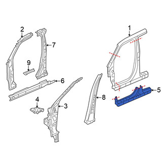 Honda OE - Left Outer Rocker Panel